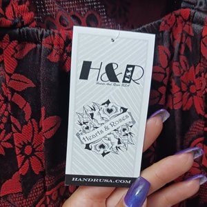 Red and black corset dress from Hot Topic